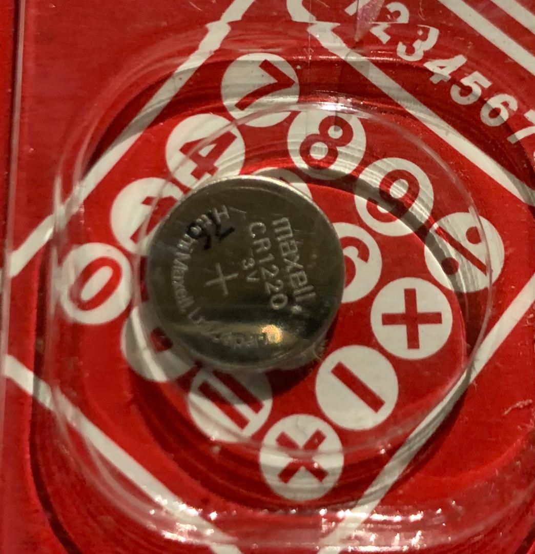 CR1220 Lithium Cell 3volts Battery