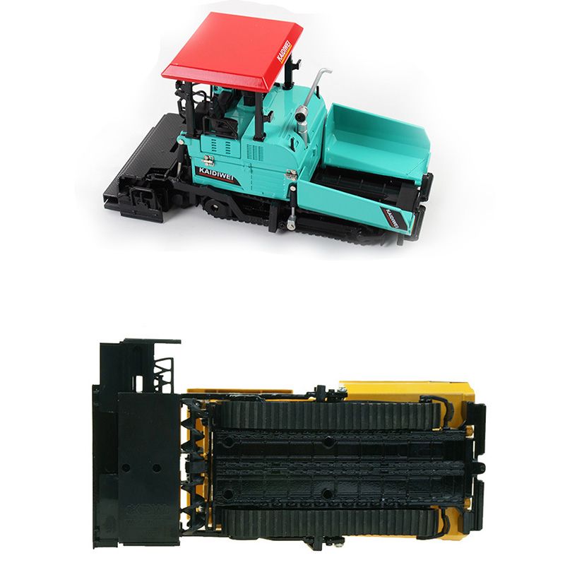 Alloy Diecast Paver Machine Paving Asphalt Highway