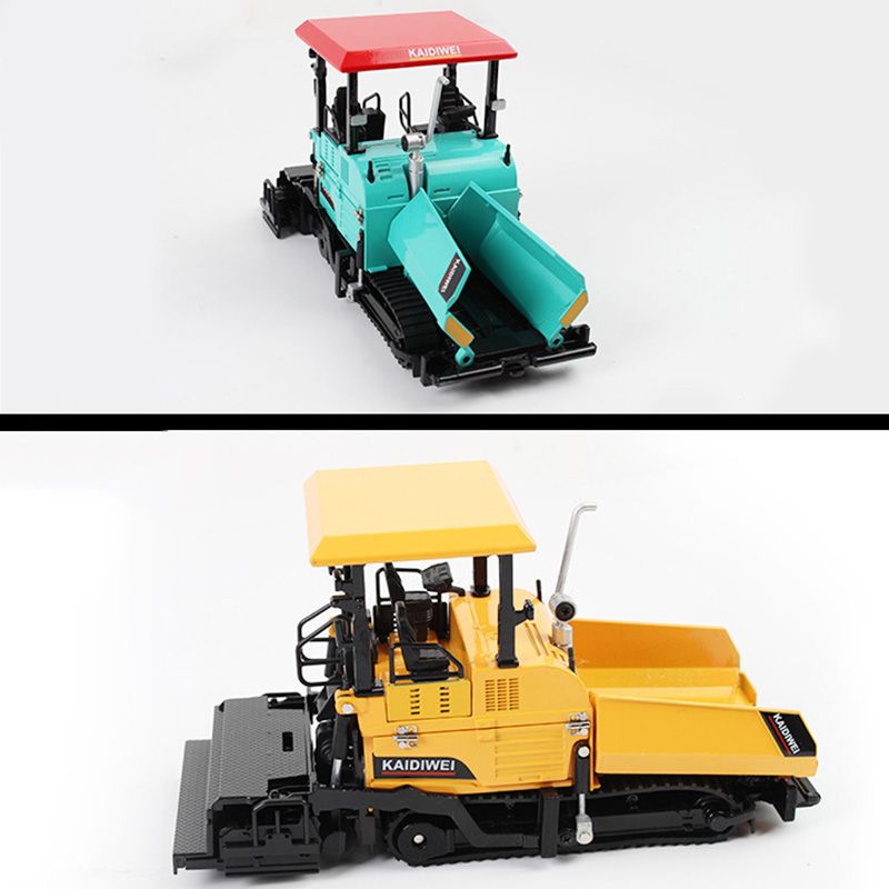 Alloy Diecast Paver Machine Paving Asphalt Highway