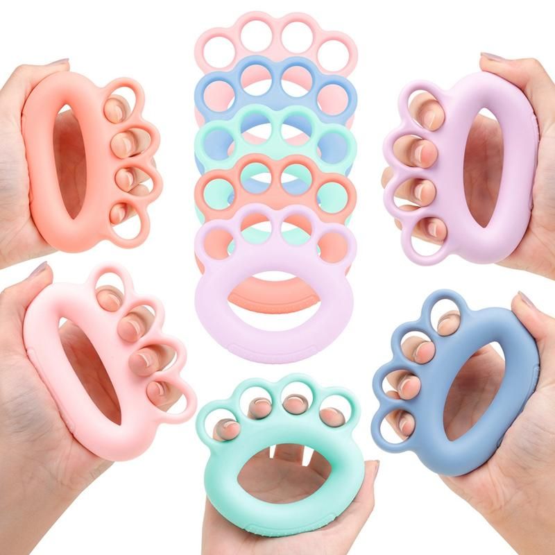 Children Adult Piano Guitar Silicone Ball Finger Strength Trainer Grip Piano Guitar Finger Exerciser Trainers, 1