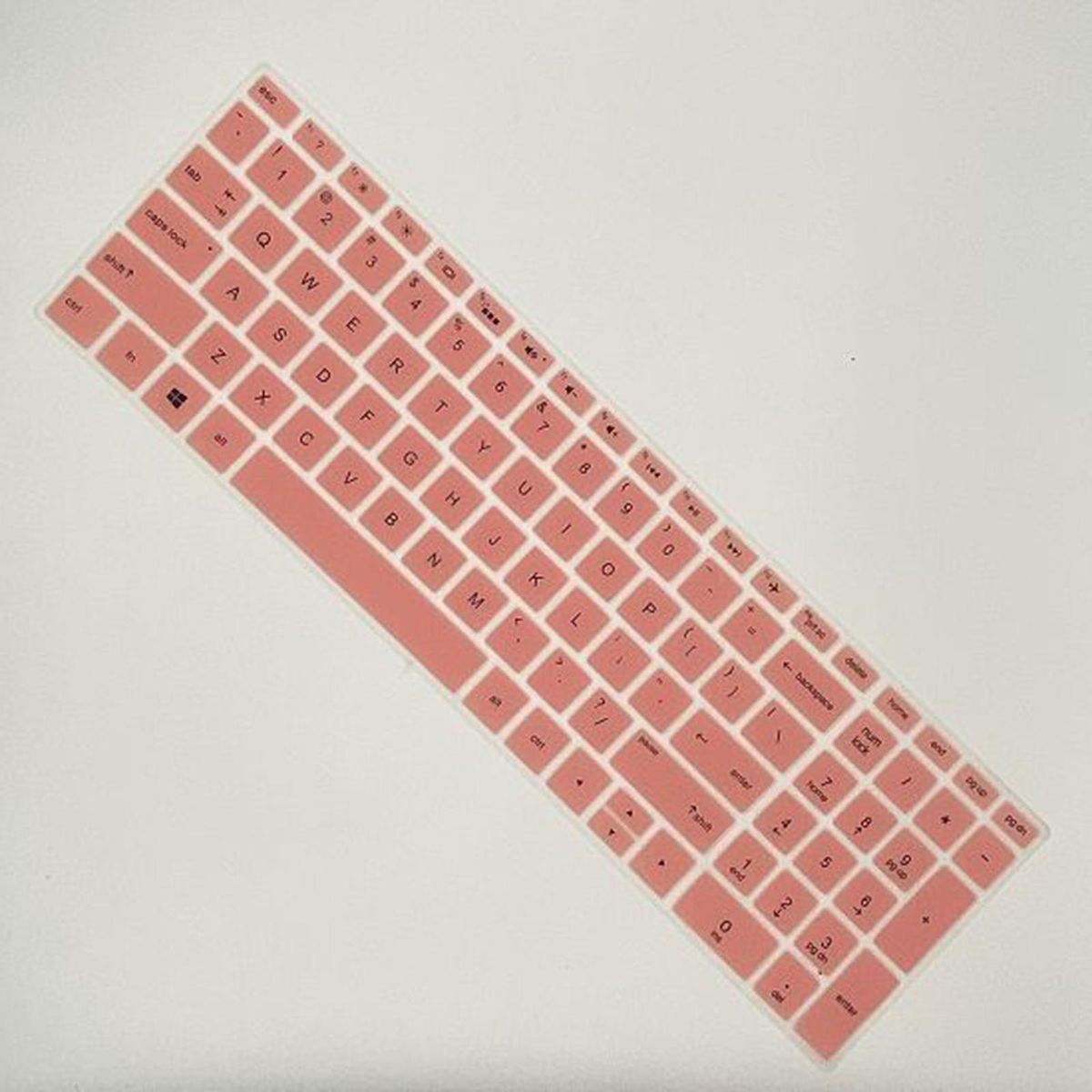 Thin Silicone Laptop Keyboard Protector Skin Cover For HP  Laptop Pink