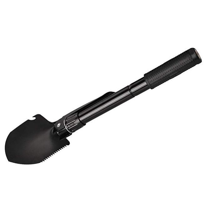 MT Multi-Function Shovel Collapsible Multi-Purpose Engineering Shovel Small-black-S