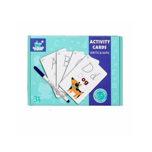 Alphabet Rewritable Educational Tracing Activity Cards.