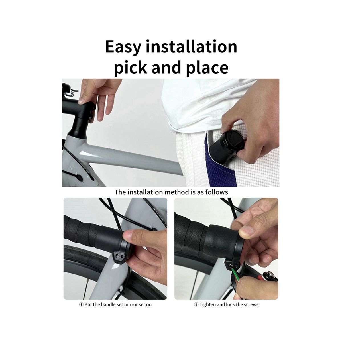 Bicycle Handlebar Reflector Road Bike Mountain Mirror