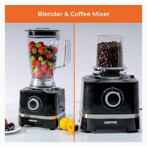 Compact 10-in-1 Food Processor Blender, 800W