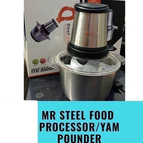 Mr-Steel Electric Food Processor Yam Pounder Meat Grinder 2L