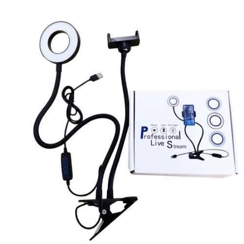 Professional Live Stream Ring Light & Phone Holder