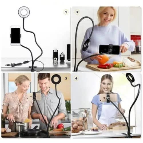 Professional Live Stream Ring Light & Phone Holder