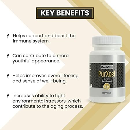 Live Pure Purxcel - 15 Capsules