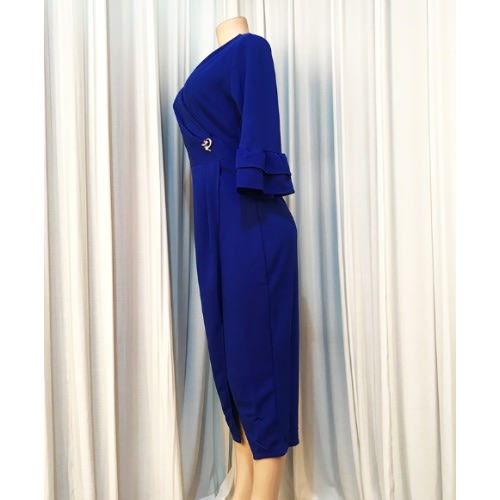 Ladies V-neck Sleeve Dress