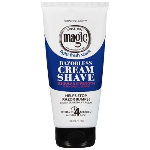 Softsheen Carson Magic Razorless Cream Shave Anti Bumps - 170g