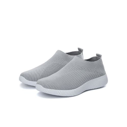 Unisex Breathable Sport Sneakers - Grey