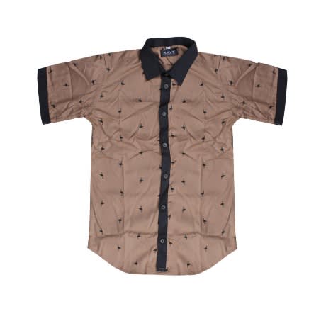 Boys' Black And Brown Shirt