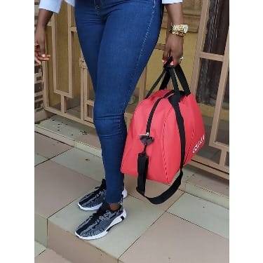 Duffle Traveling Gym Bag -Red