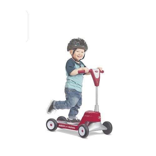 2 In 1 Toddler Scooter & Ride On- Ages 1- 4 - Red
