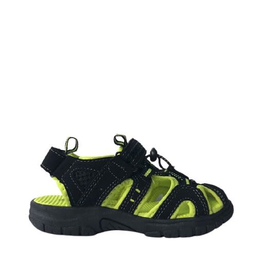 Boy's Fisherman Sandals Shoe - Green Black