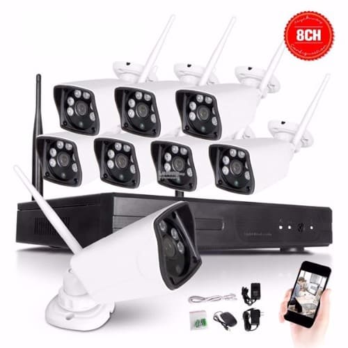 8ch Wireless Nvr Kit With Night Vision