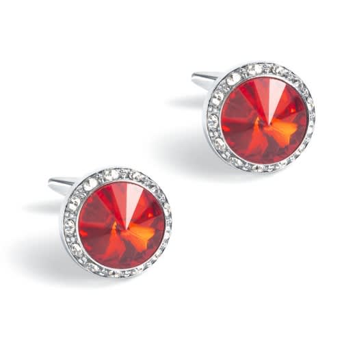 Crystal Rhinestone Cufflinks With Box