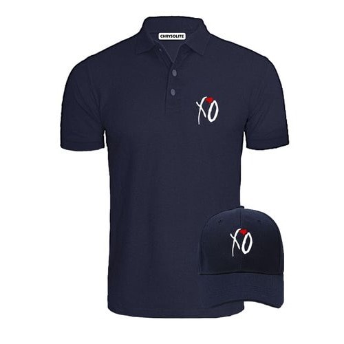 Xo Love Polo & Cap Bundle  - Navy Blue