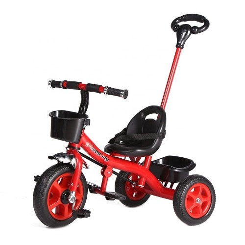 Children's Tricycle With 7 Piece Helmet & Protective Gear
