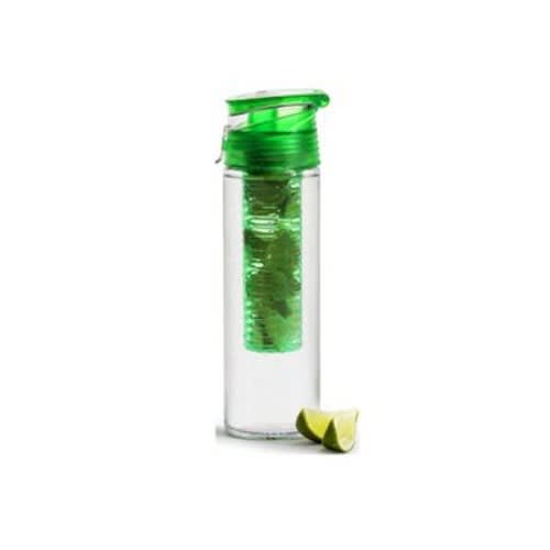Fresh Bottle With Fruit Piston And Locking Lid - 0.8l - Green