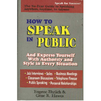 How To Speak In Public