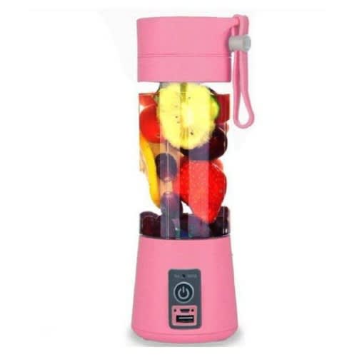 Mini Portable Smoothie Blender Usb Juicer Cup Fruit Mixing Machine 4-blades