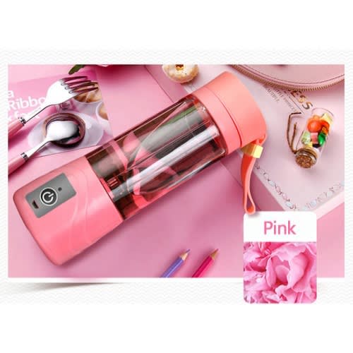 Mini Portable Smoothie Blender Usb Juicer Cup Fruit Mixing Machine 4-blades