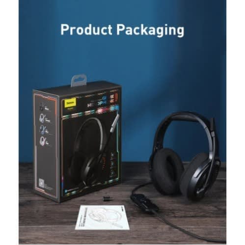 Gamo D05 Surround Sound 3d Pc Gaming Headphone Wired Headset With Mic - Black.