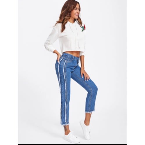 Denim Boyfriend Jeans