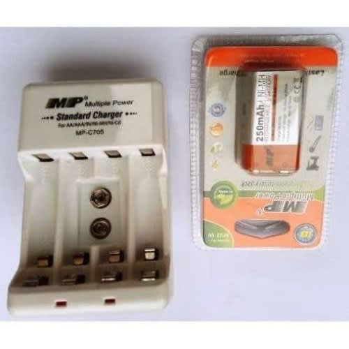 MP 9v Rechargeable Battery & 1.2v  AA/AAA Battery