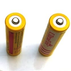 Ultra Fire Rechargeable Li-ion Battery - 3.7v -18650 With USB LED Light -4Pieces