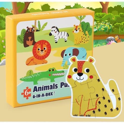 Kids Learning Animals & Matching Puzzle - Forest Animals