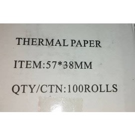 Pos Paper -100 Rolls - 57 X 38mm