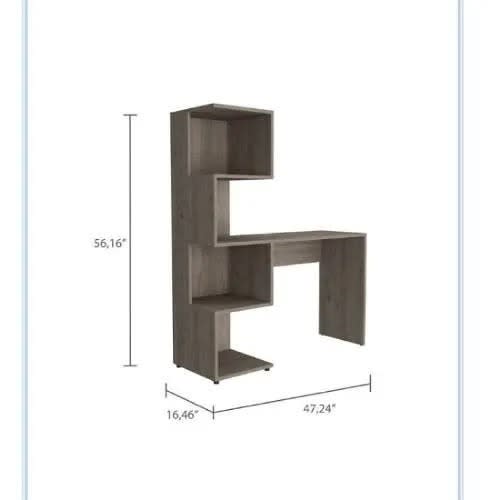 Computer Desk With Bookcase