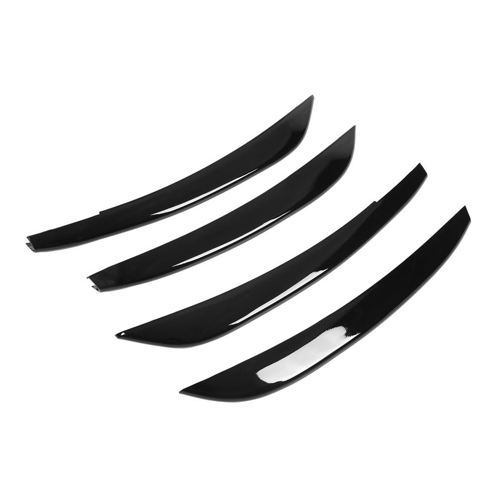 4Pcs/Set Front Bumper Fog Light Grille Cover Trim