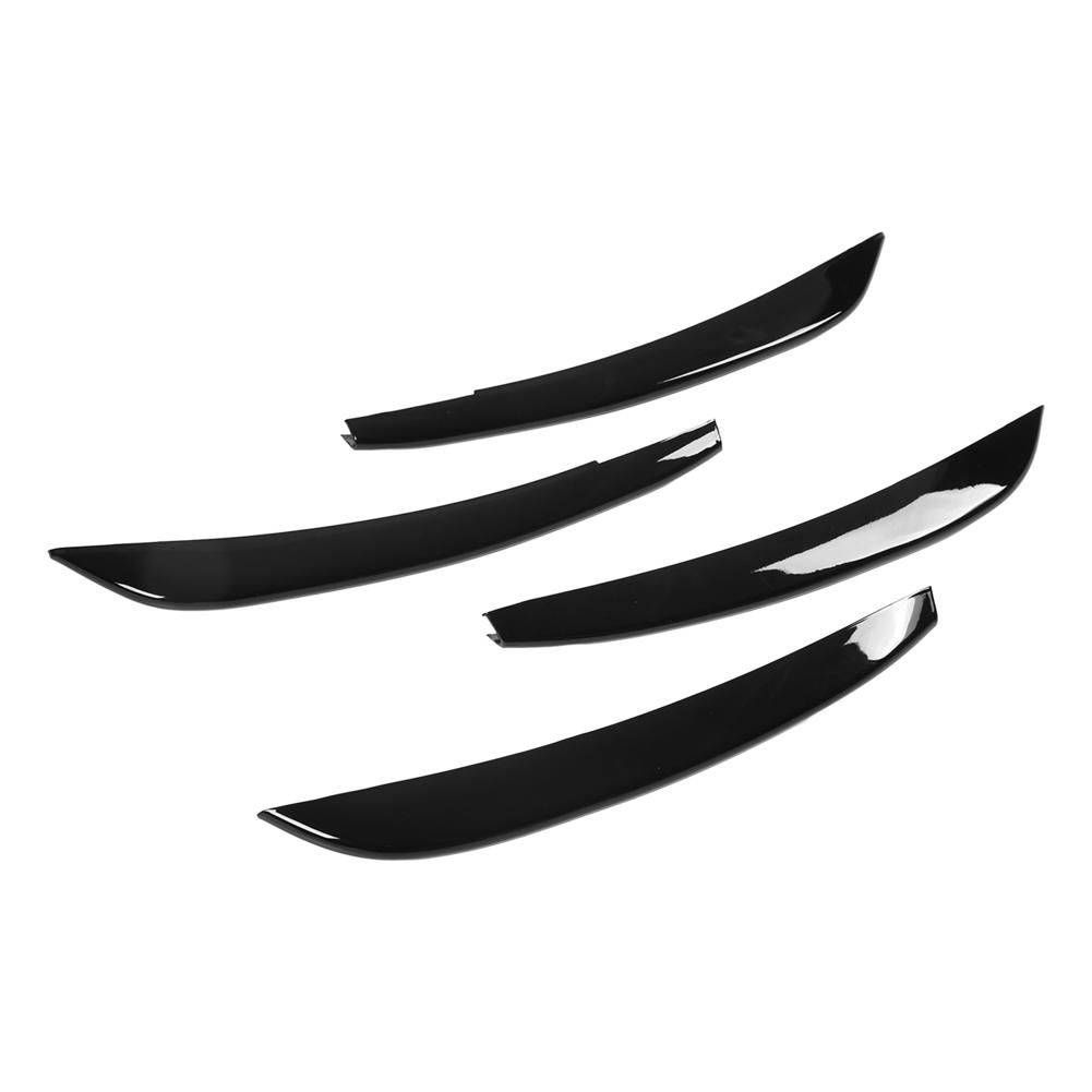 4Pcs/Set Front Bumper Fog Light Grille Cover Trim