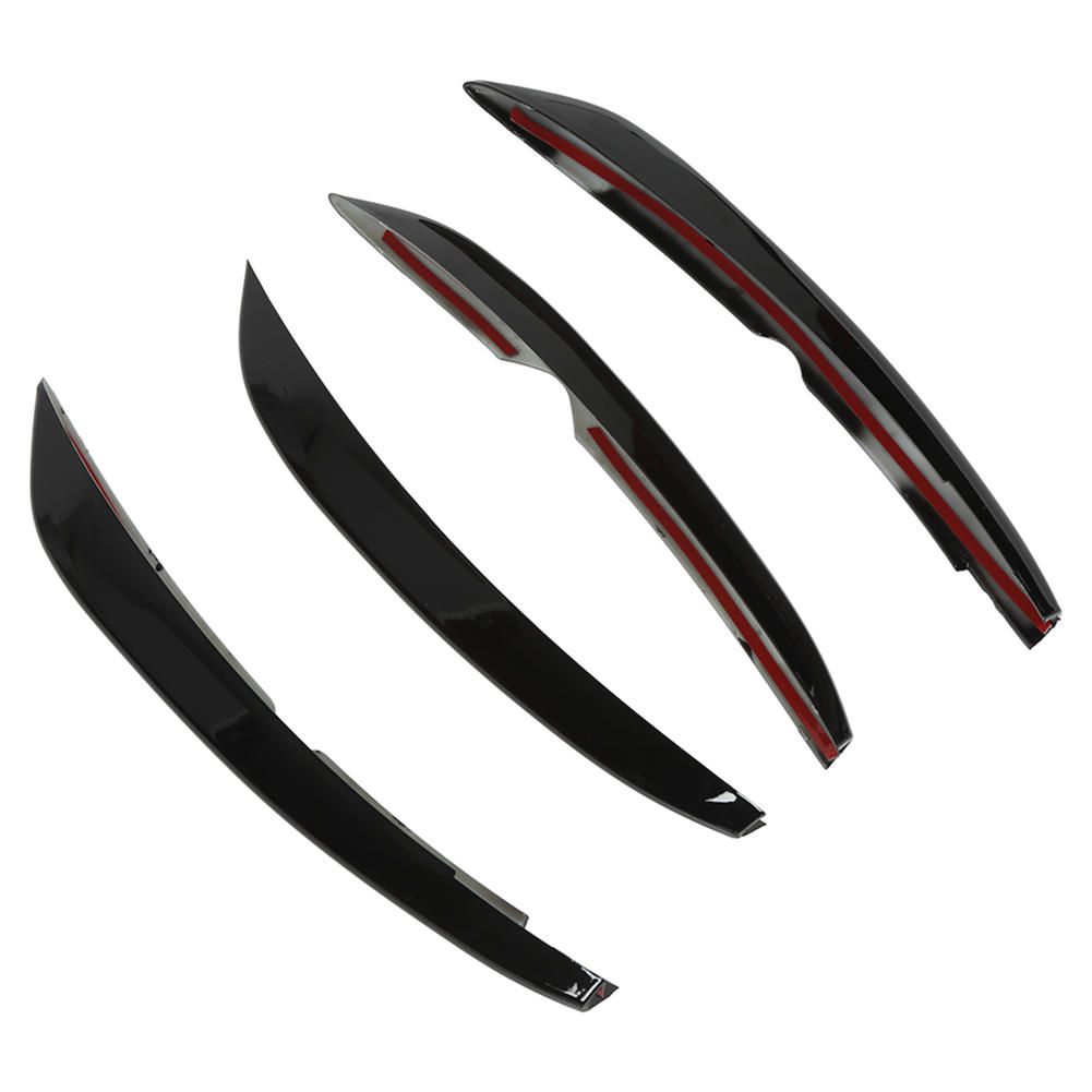 4Pcs/Set Front Bumper Fog Light Grille Cover Trim