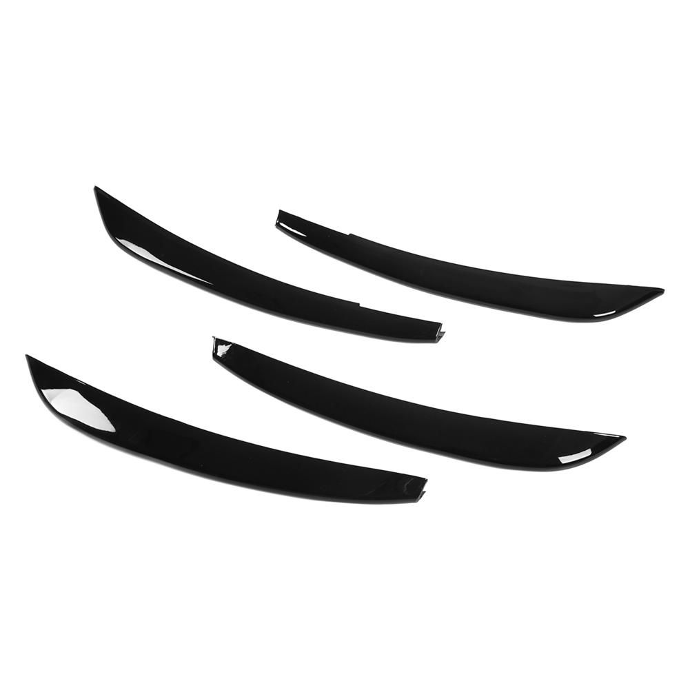 4Pcs/Set Front Bumper Fog Light Grille Cover Trim