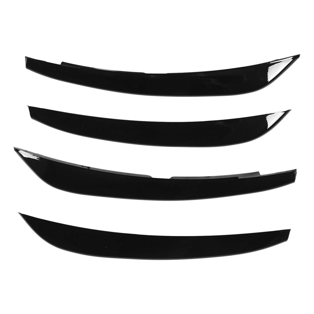 4Pcs/Set Front Bumper Fog Light Grille Cover Trim