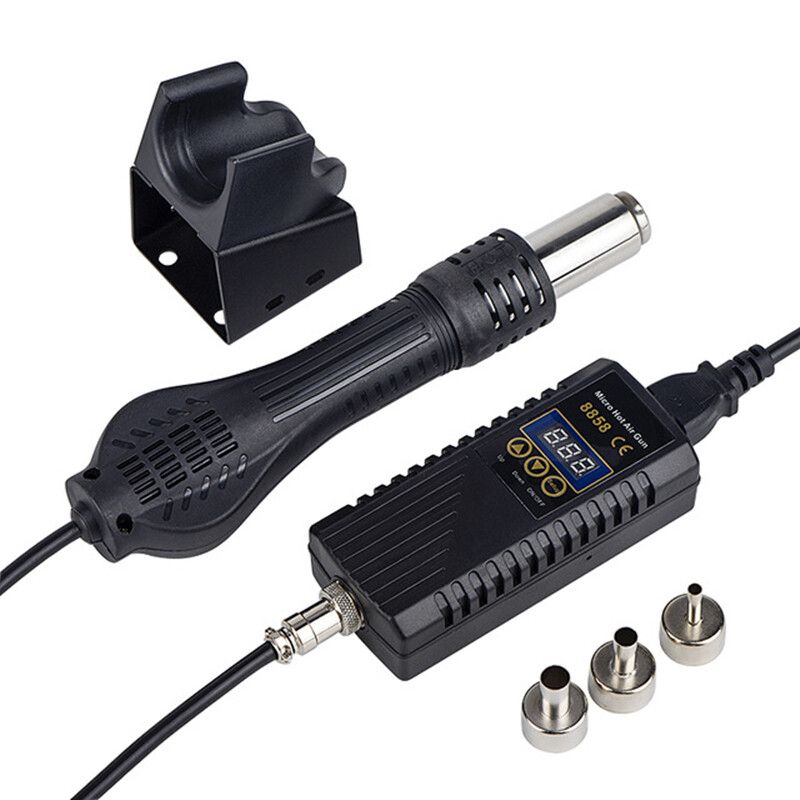 JCD 8858 700W Hot Air Heater Micro Rework Station LED Digital Hair Dryer For Heat Welding Repair Tools 110V