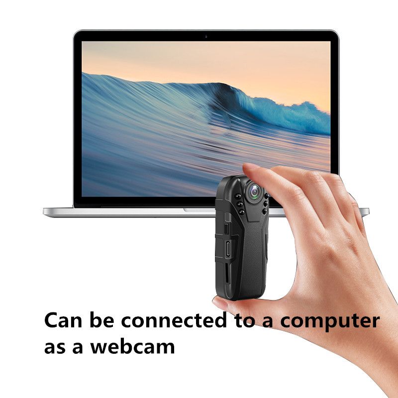 HD 1080P Camera Infrared Night Vision Security Motion Detection Wide Angle Support 256G Webcam BodyCam Police Camera Mini Webcam
