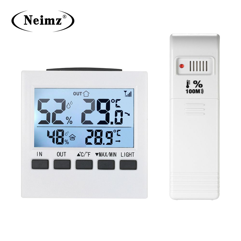 Home Digital Thermometer Hygrometer Indoor Outdoor