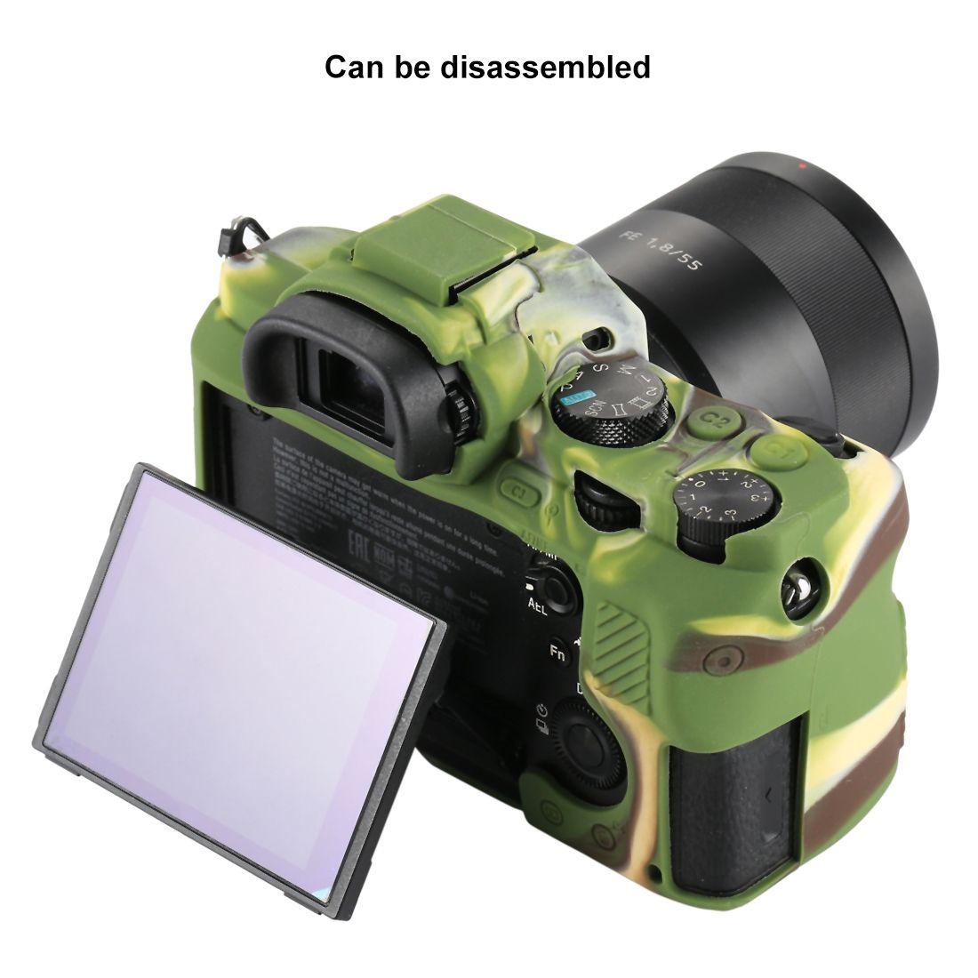 PULUZ Soft Silicone Protective Case For Sony ILCE-7MII / 7SMII / 7RMII ()