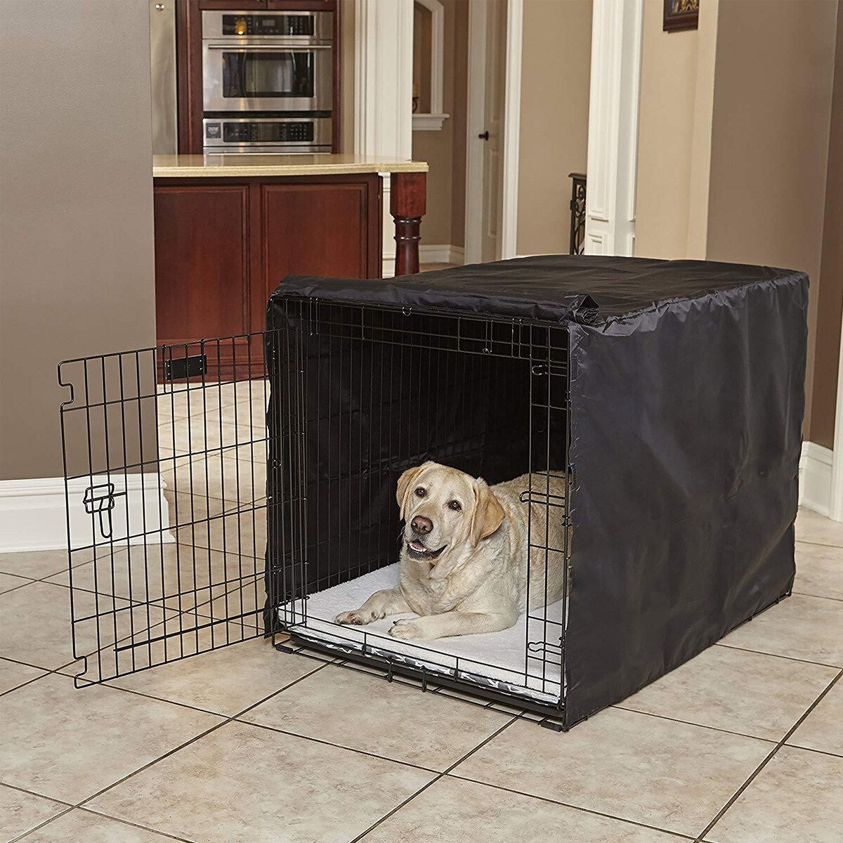 24''x17''x19'' (24 '') 30''x20''x21'' (30 '') 36''x23''x24'' (36 '') 42''x27''x30'' (42 '') 48''x30''x32'' (48 '') 210D Oxford Cloth Waterproof Pet Dog Cat Cage Cover Protective 48''