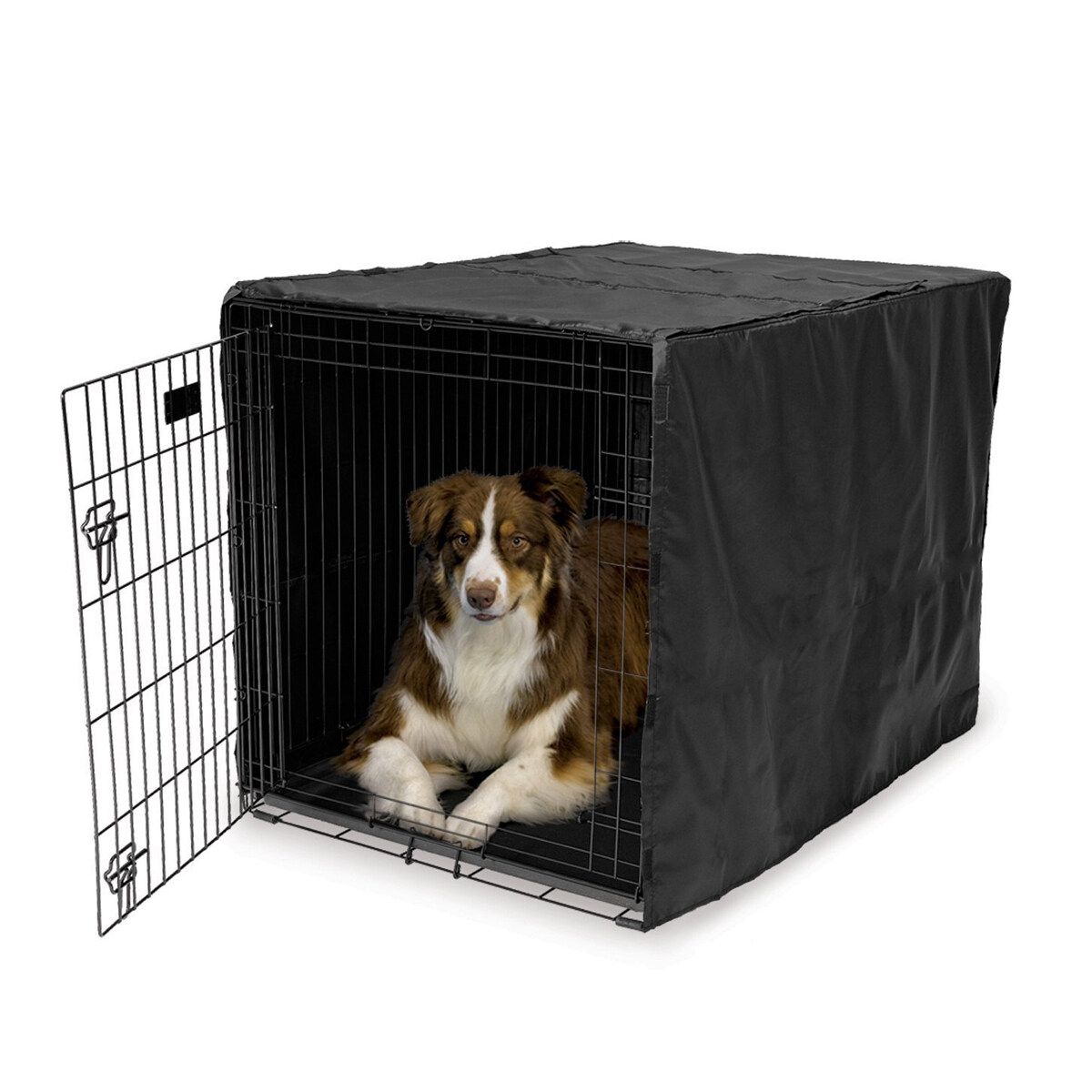 24''x17''x19'' (24 '') 30''x20''x21'' (30 '') 36''x23''x24'' (36 '') 42''x27''x30'' (42 '') 48''x30''x32'' (48 '') 210D Oxford Cloth Waterproof Pet Dog Cat Cage Cover Protective 48''