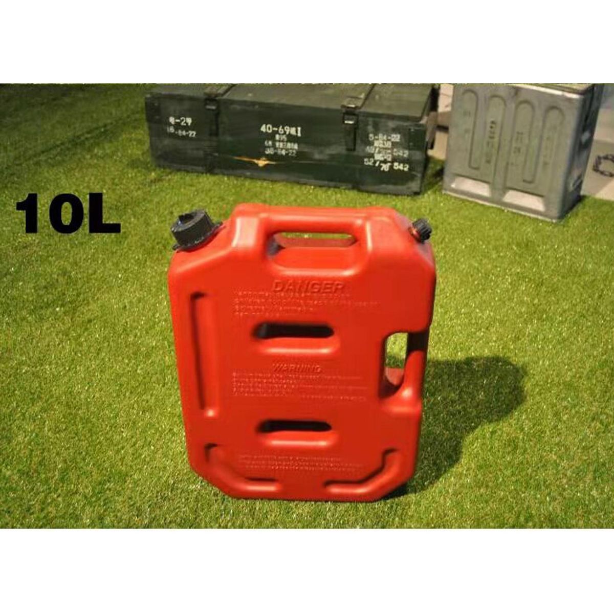 10L Spill proof Gasoline Can Portable Antistatic High Strength Engineering Plastics Petrol Bucket with Two Handles