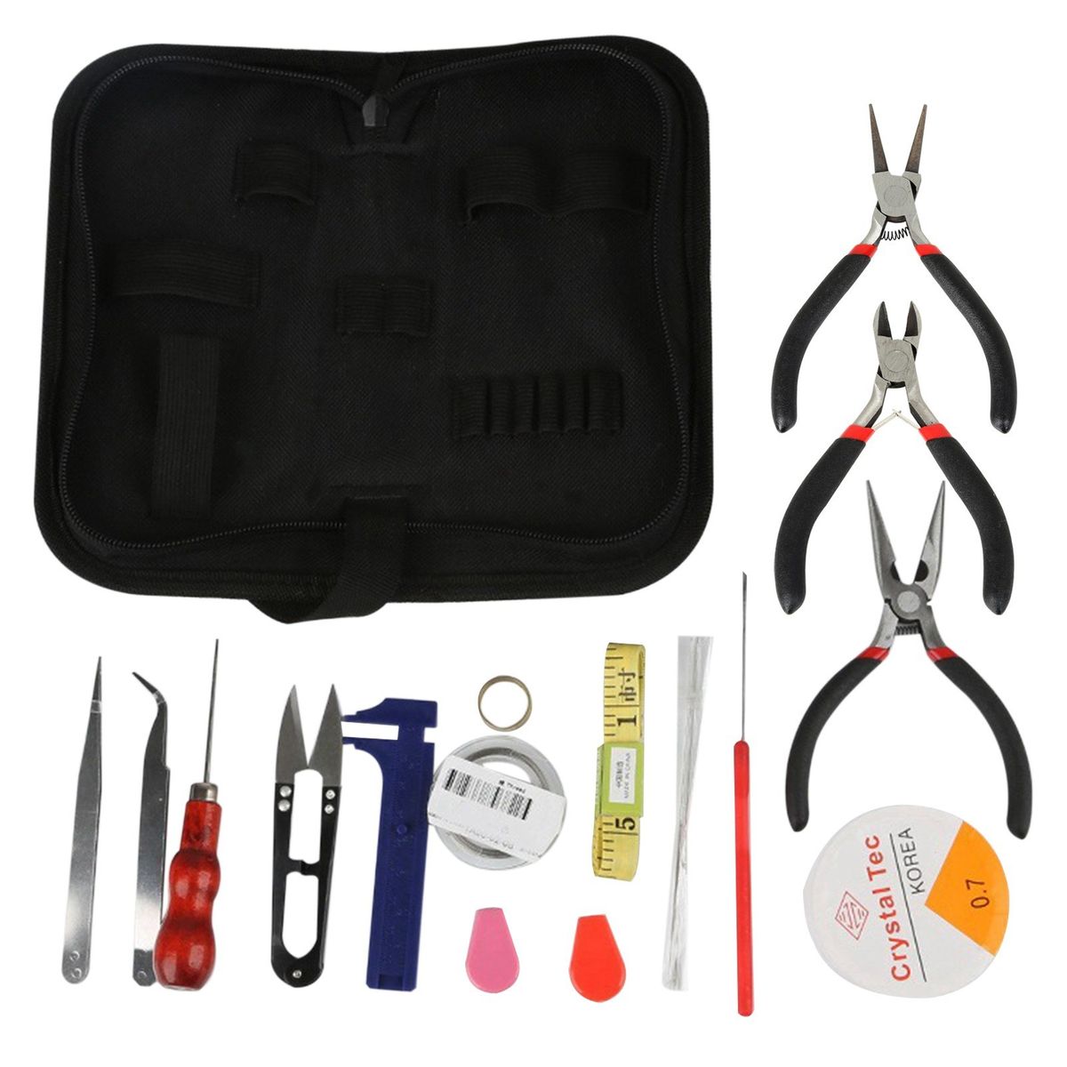 22pcs Portable Hardware Tool Set Kit With Storage Box