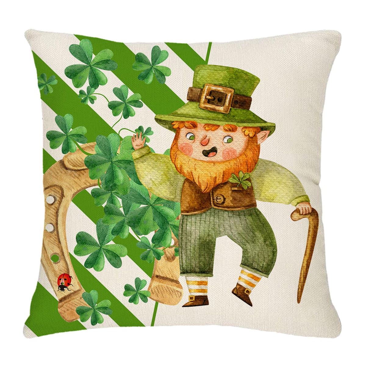 Pillow Slip Saint Patricks Day Square Cushion Cover