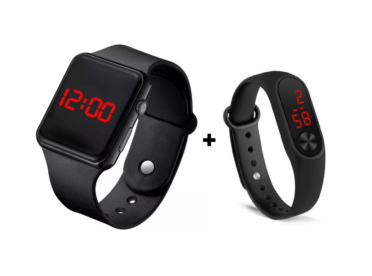 Luminous Led Silicon Wristwatch